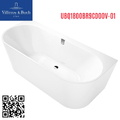 Bồn tắm ap tường 1.8m Villeroy Boch Oberon 2.0 UBQ180OBR9CD00V-01