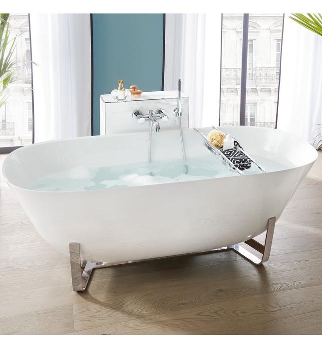 Bồn tắm đặt sàn 1.55m Villeroy Boch Antheus UBQ155ANH7F4BCV-01