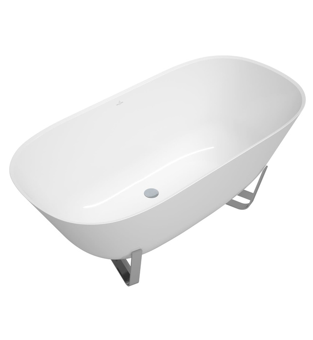 Bồn tắm đặt sàn 1.55m Villeroy Boch Antheus UBQ155ANH7F400V-01
