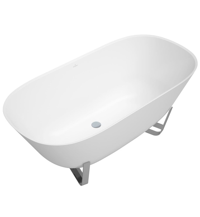 Bồn tắm đặt sàn 1.55m Villeroy Boch Antheus UBQ155ANH7F400V-RW