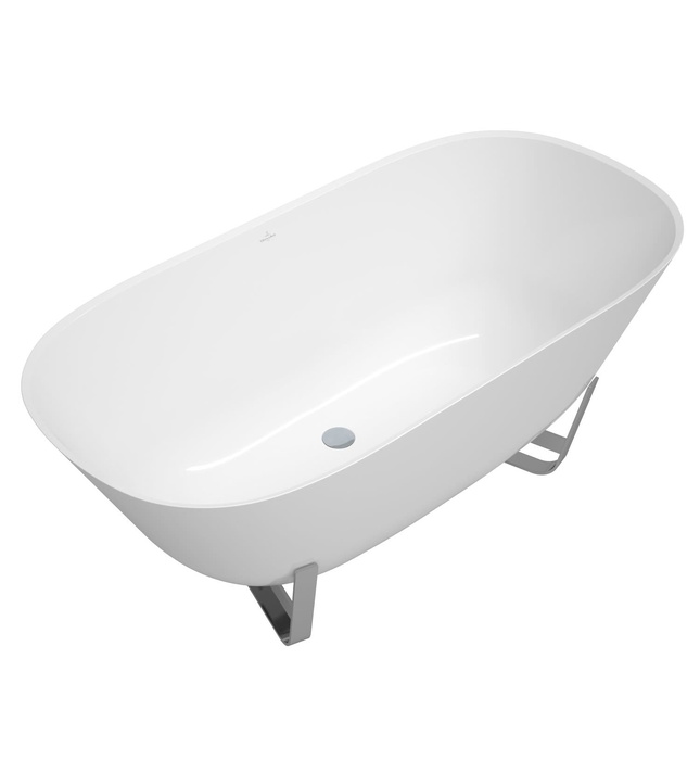 Bồn tắm đặt sàn 1.55m Villeroy Boch Antheus UBQ155ANH7F4BCV-01