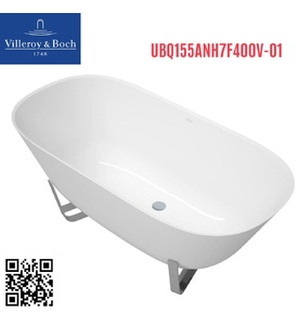 Bồn tắm đặt sàn 1.55m Villeroy Boch Antheus UBQ155ANH7F400V-01