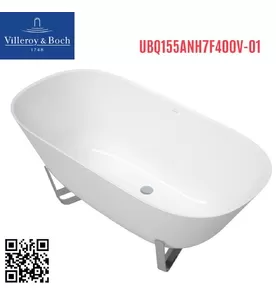 Bồn tắm đặt sàn 1.55m Villeroy Boch Antheus UBQ155ANH7F400V-01