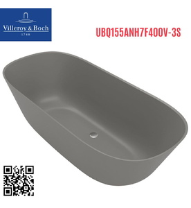Bồn tắm đặt sàn 1.55m Villeroy Boch Antheus UBQ155ANH7F400V-3S