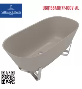Bồn tắm đặt sàn 1.55m Villeroy Boch Antheus UBQ155ANH7F400V-AL