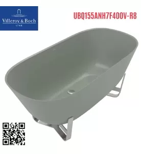 Bồn tắm đặt sàn 1.55m Villeroy Boch Antheus UBQ155ANH7F400V-R8