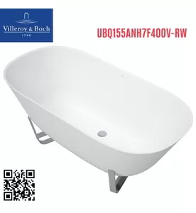 Bồn tắm đặt sàn 1.55m Villeroy Boch Antheus UBQ155ANH7F400V-RW