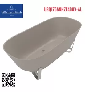 Bồn tắm đặt sàn 1.7m Villeroy Boch Antheus UBQ175ANH7F400V-AL