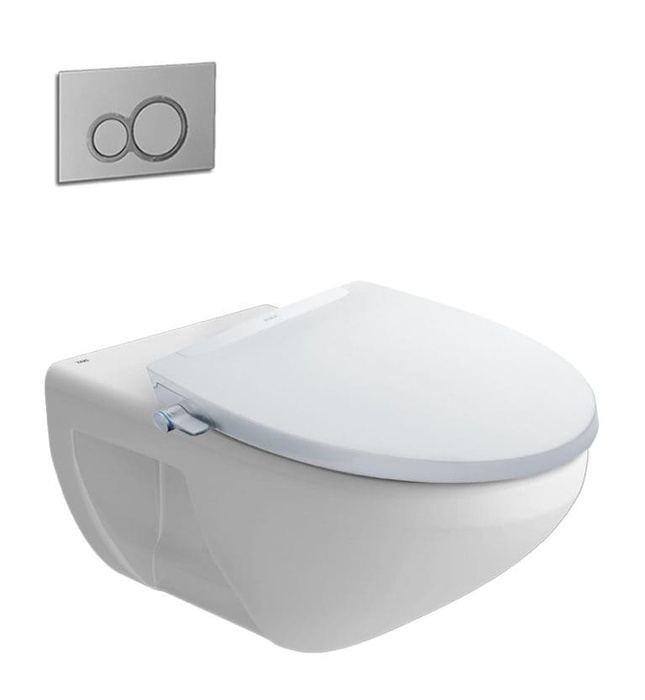 Bồn cầu âm tường nắp rửa cơ Inax AC-23P+CW-S32VN