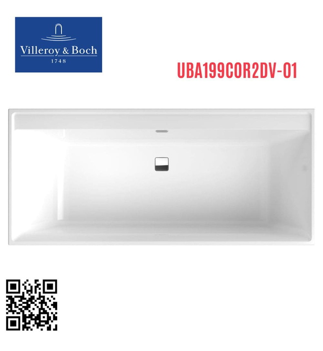 Bồn tắm đặt sàn 1.9m Villeroy Boch Collaro UBA199COR2DV-01
