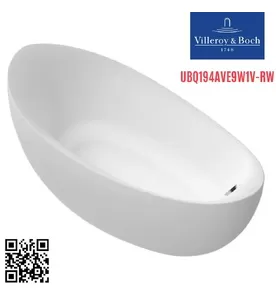 Bồn tắm đặt sàn 1.9m Villeroy Boch Aveo New Generation UBQ194AVE9W1V-RW