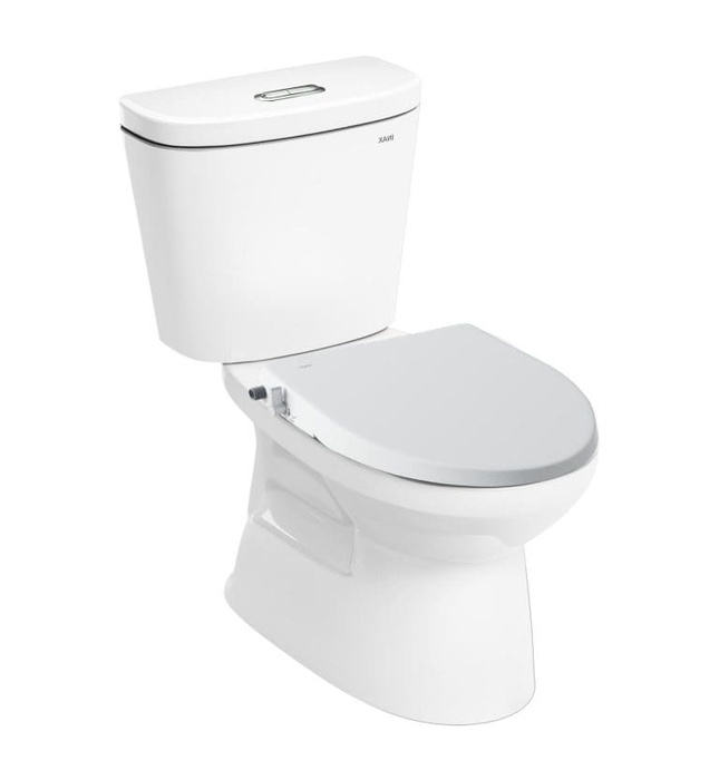 Bồn cầu 2 khối thoát ngang nắp rửa cơ Inax C-306PT+CW-S15VN