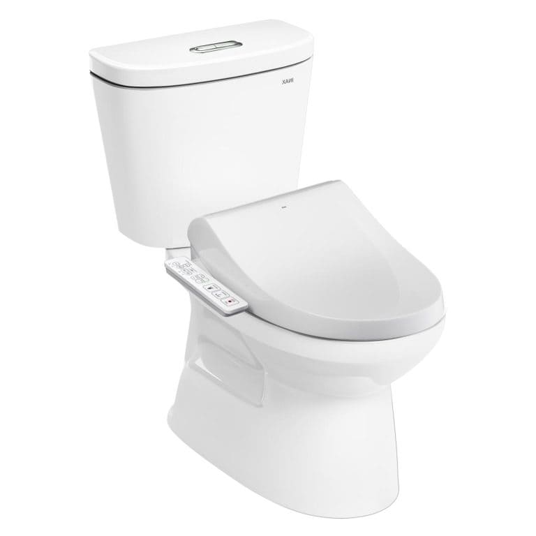 Bồn cầu 2 khối nắp điện tử Inax C-306A+CW-H18VN