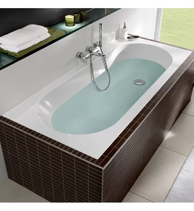 Bồn tắm đặt sàn 1.6m Villeroy-boch Oberon UBQ160OBE2V-01