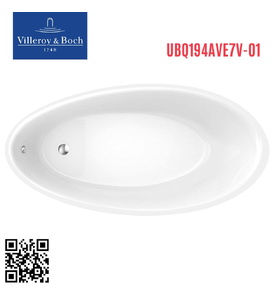 Bồn tắm đặt sàn 1.9m Villeroy Boch Aveo UBQ194AVE7V-01