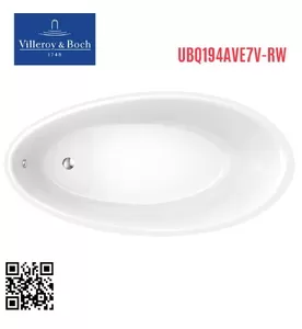 Bồn tắm đặt sàn 1.9m Villeroy Boch Aveo UBQ194AVE7V-RW 