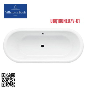 Bồn tắm đặt sàn 1.77m Villeroy Boch Nexus UBQ180NEU7V-01