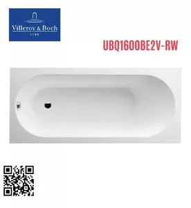 Bồn tắm đặt sàn 1.6m Villeroy Boch Oberon UBQ160OBE2V-RW