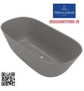 Bồn tắm đặt sàn 1.55m Villeroy Boch Theano UBQ155ANH7F200V-3S