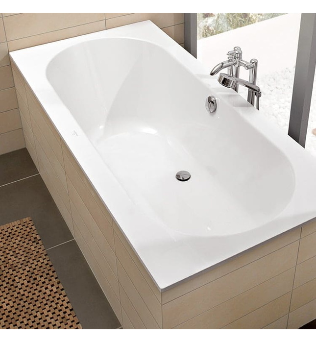Bồn tắm đặt sàn 1.9m Villeroy-boch Oberon UBQ199OBE2V-01