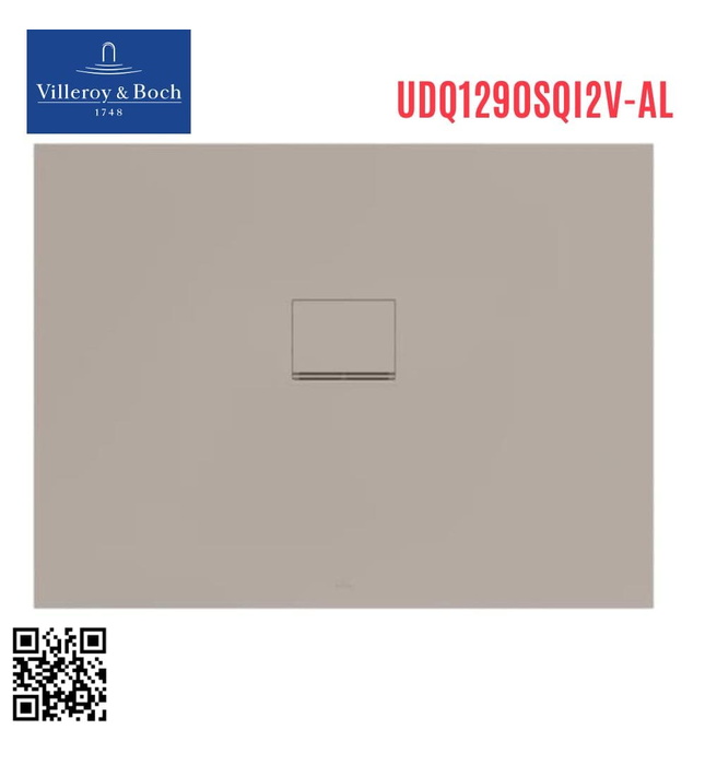 Khay Tắm Đứng Hình Chữ Nhật villeroy-boch Squaro UDQ1290SQI2V-AL