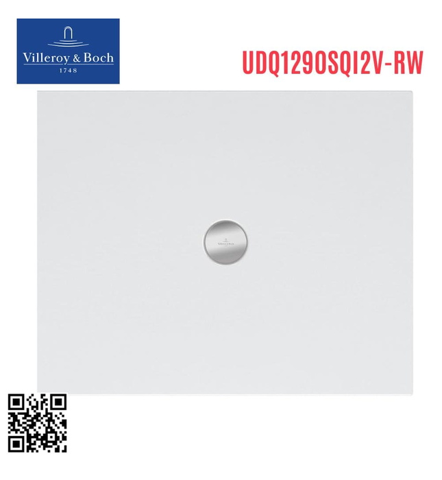 Khay Tắm Đứng Hình Chữ Nhật villeroy-boch Squaro UDQ1290SQI2V-RW