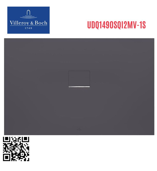 Khay Tắm Đứng villeroy-boch Squaro UDQ1490SQI2MV-1S