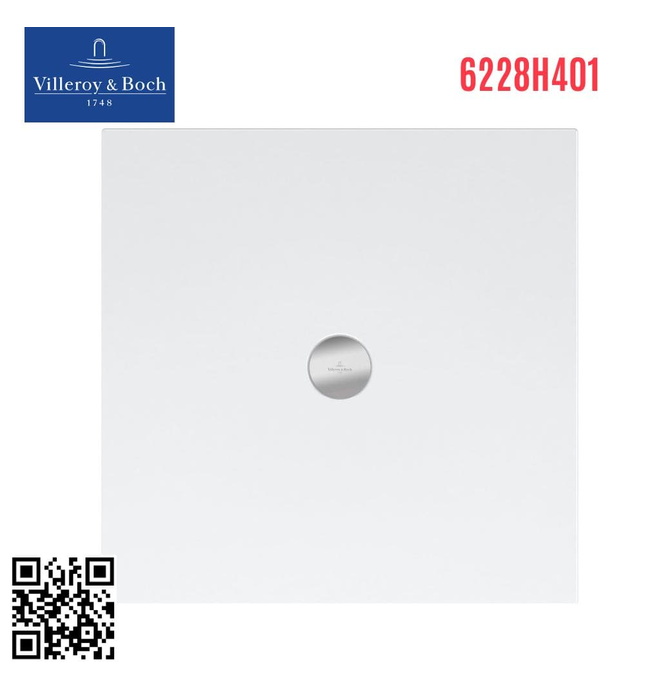 Khay Tắm Đứng Hình Chữ Nhật villeroy-boch Subway 6228H401