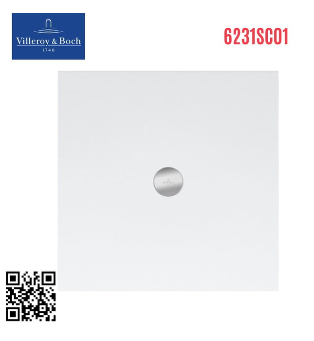 Khay Tắm Đứng Hình Chữ Nhật villeroy-boch Subway 6231SC01