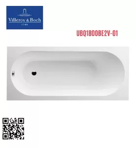 Bồn tắm đặt sàn 1.8m Villeroy Boch Oberon UBQ180OBE2V-01