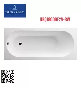 Bồn tắm đặt sàn 1.8m Villeroy-boch Oberon UBQ180OBE2V-RW