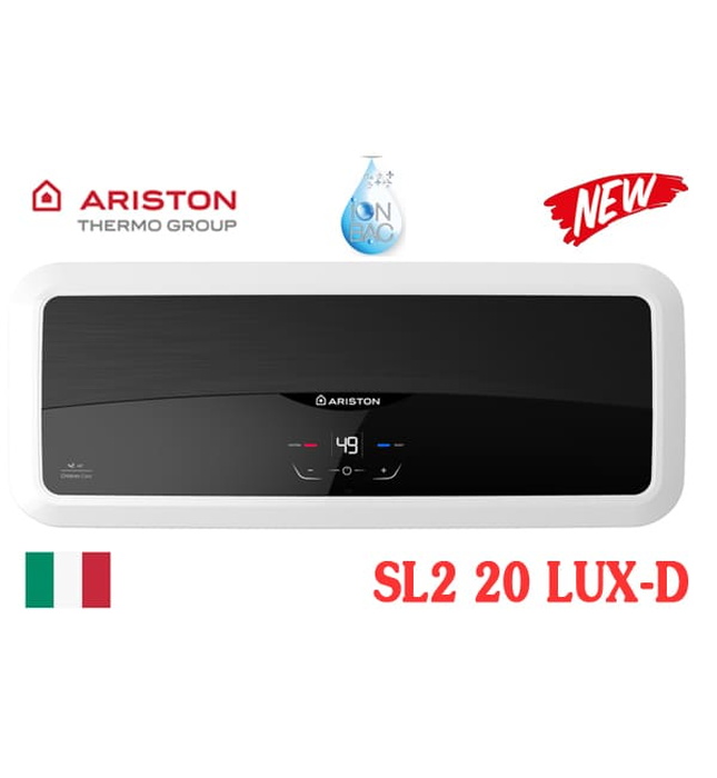Bình nóng lạnh gián tiếp ngang Ariston 20l SL2 20 LUX-D AG+