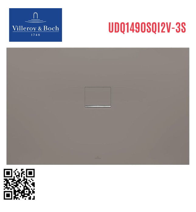 Khay Tắm Đứng villeroy-boch Squaro UDQ1490SQI2V-3S