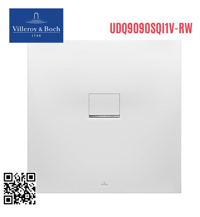 Khay Tắm Đứng villeroy-boch Squaro UDQ9090SQI1V-RW