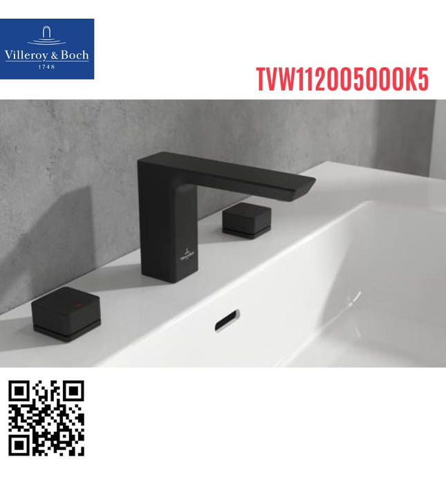 Vòi lavabo nóng lạnh Villeroy-boch Subway 3.0 TVW112005000K5