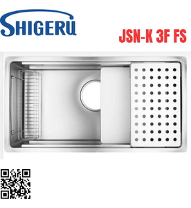 Chậu Rửa Bát 1 Hố Nhập Khẩu Nhật Bản Shigeru JSN-K 3F FS