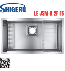 Chậu Rửa Bát 1 Hố Nhập Khẩu Nhật Bản Shigeru LE JSM-K 2F FS 