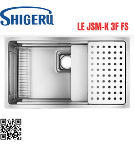 Chậu Rửa Bát 1 Hố Nhập Khẩu Nhật Bản Shigeru LE JSM-K 3F FS