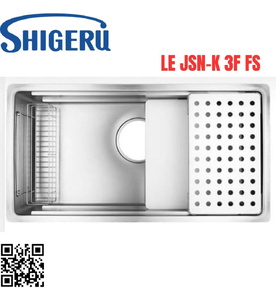 Chậu Rửa Bát 1 Hố Nhập Khẩu Nhật Bản Shigeru LE JSN-K 3F FS 