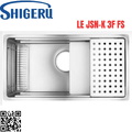 Chậu Rửa Bát 1 Hố Nhập Khẩu Nhật Bản Shigeru LE JSN-K 3F FS 