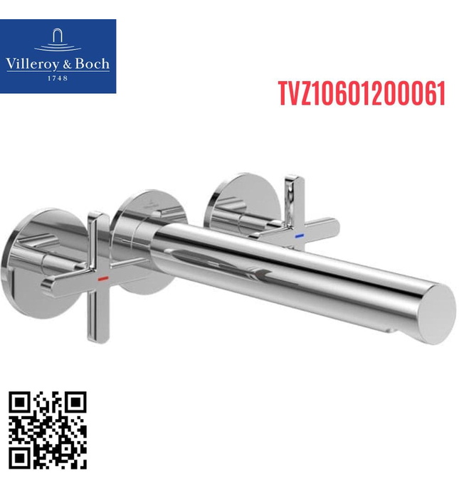 Vòi lavabo âm tường Villeroy-boch Loop & Friends TVZ10601200061