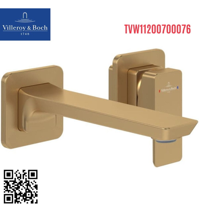 Vòi lavabo âm tường Villeroy-boch Subway 3.0 TVW11200700076