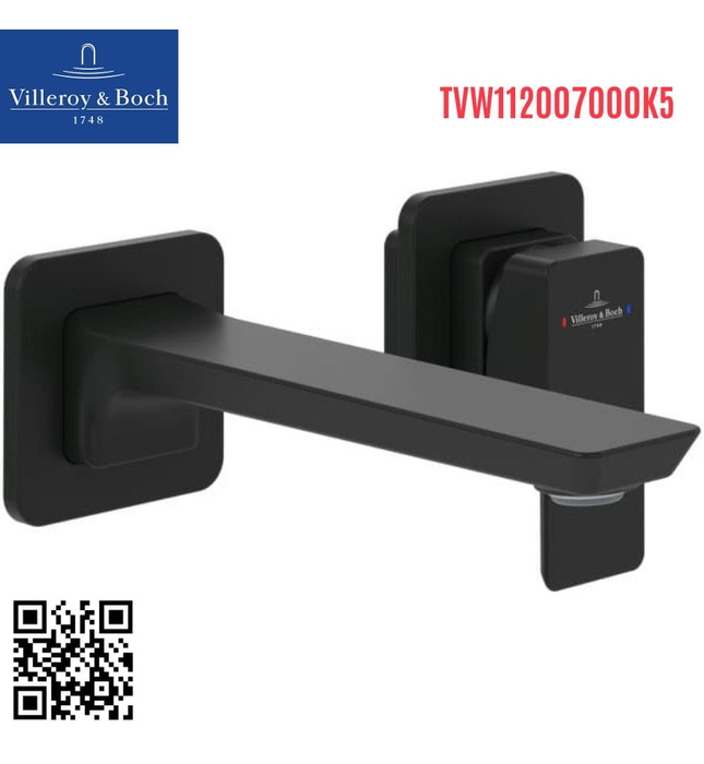 Vòi lavabo âm tường Villeroy-boch Subway 3.0 TVW112007000K5