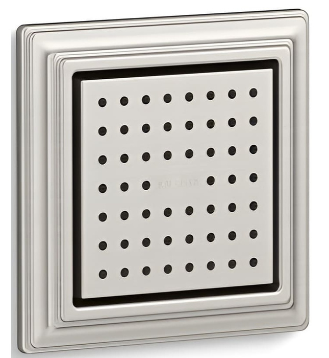 Bát sen tắm âm tường vuông màu nickel Kallista P22077-00-BN