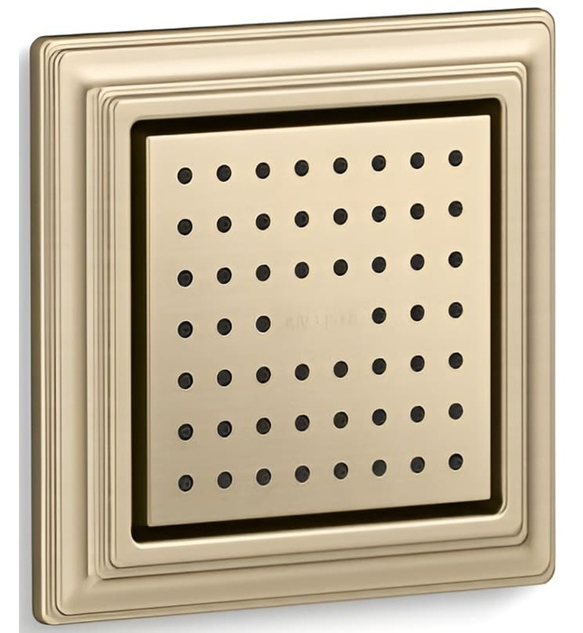 Bát sen tắm âm tường vuông màu nickel Kallista P22077-00-SN