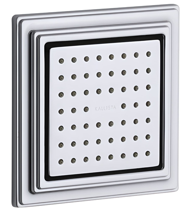 Bát sen tắm âm tường vuông màu nickel Kallista P22077-00-SN