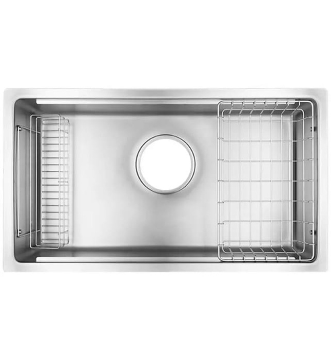 Chậu Rửa Bát 1 Hố Nhập Khẩu Nhật Bản Shigeru JSL-K 2F FS 1 Ray Trượt