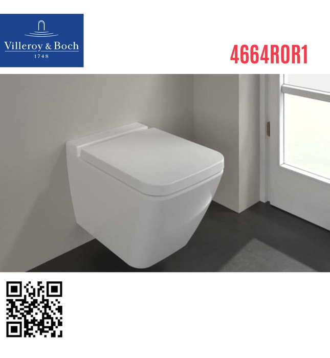 Bồn cầu treo tường Đức Villeroy Boch O.novo 5688R001