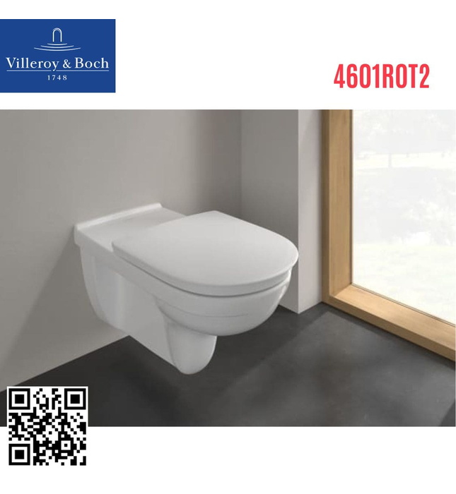 Bồn cầu treo tường Đức Villeroy Boch ViCare 4601R0T2