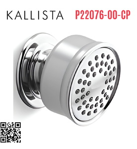 Bát sen tắm âm tường màu chrome Kallista P22076-00-CP